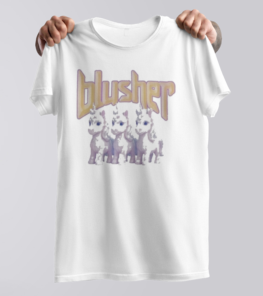 Blusher Unicorns Fantasy Characters Collection T-Shirt
