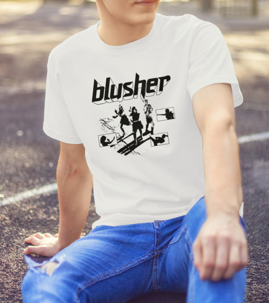 Blusher Sketch Dance Line Art T-Shirt
