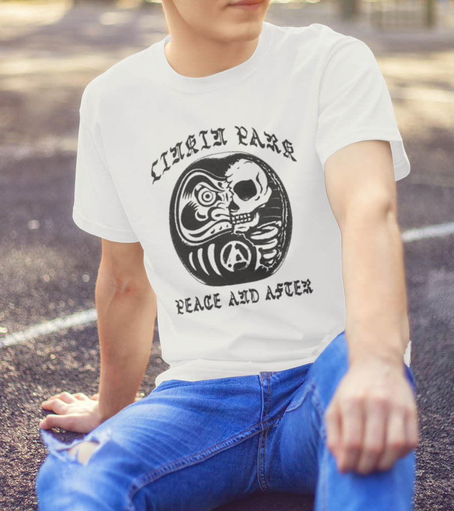 Linkin Park Peace And After Daruma Skull Collaboration T-Shirt