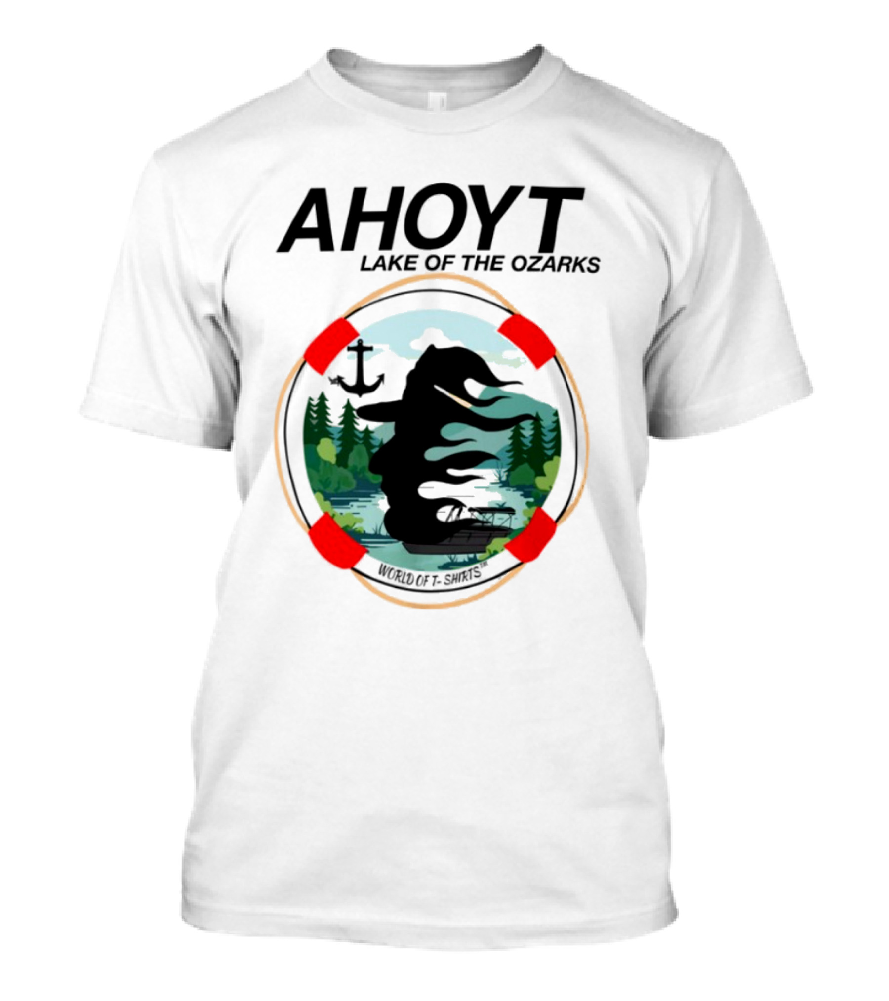 Lake Of The Ozarks Pirate Silhouette Adventure T-Shirt