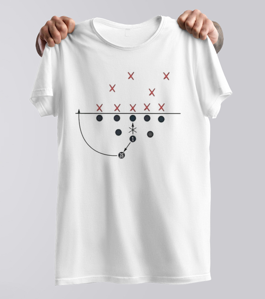 Eagles Tush Push Strategy Defeats Bucs Saquon Barkley Highlight T-Shirt
