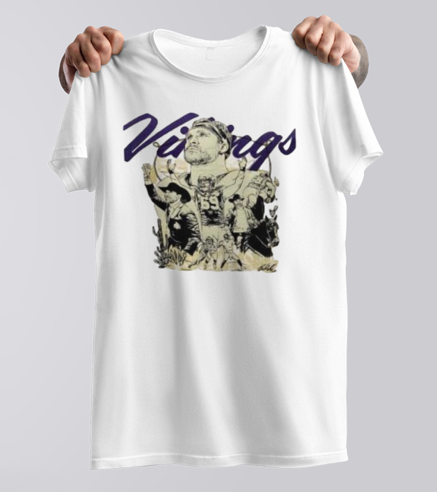 Vikings Fan Tribute With Player Number 69 And Team Spirit Imagery T-Shirt