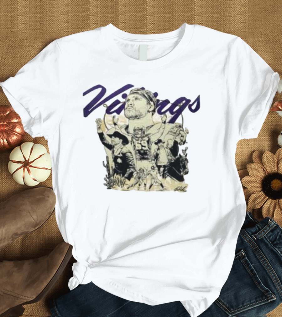 Vikings Fan Tribute With Player Number 69 And Team Spirit Imagery T-Shirt