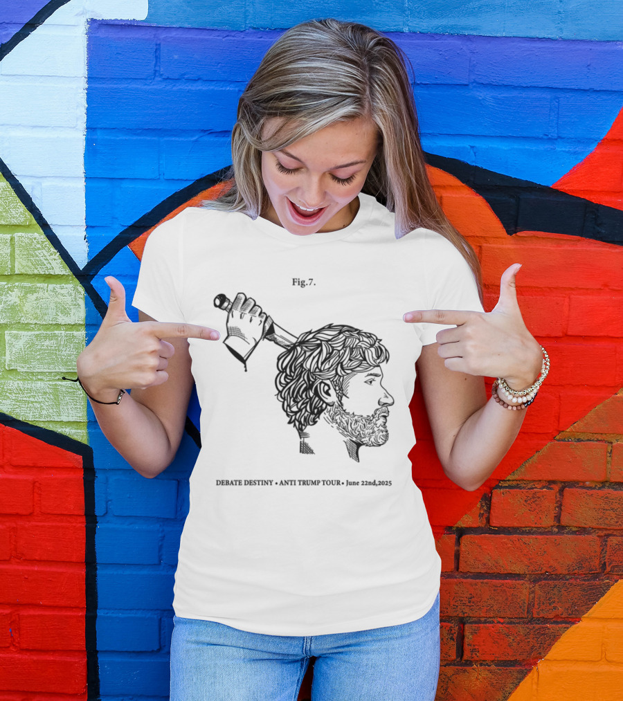 Debate Destiny Badge White Circle Event T-Shirt