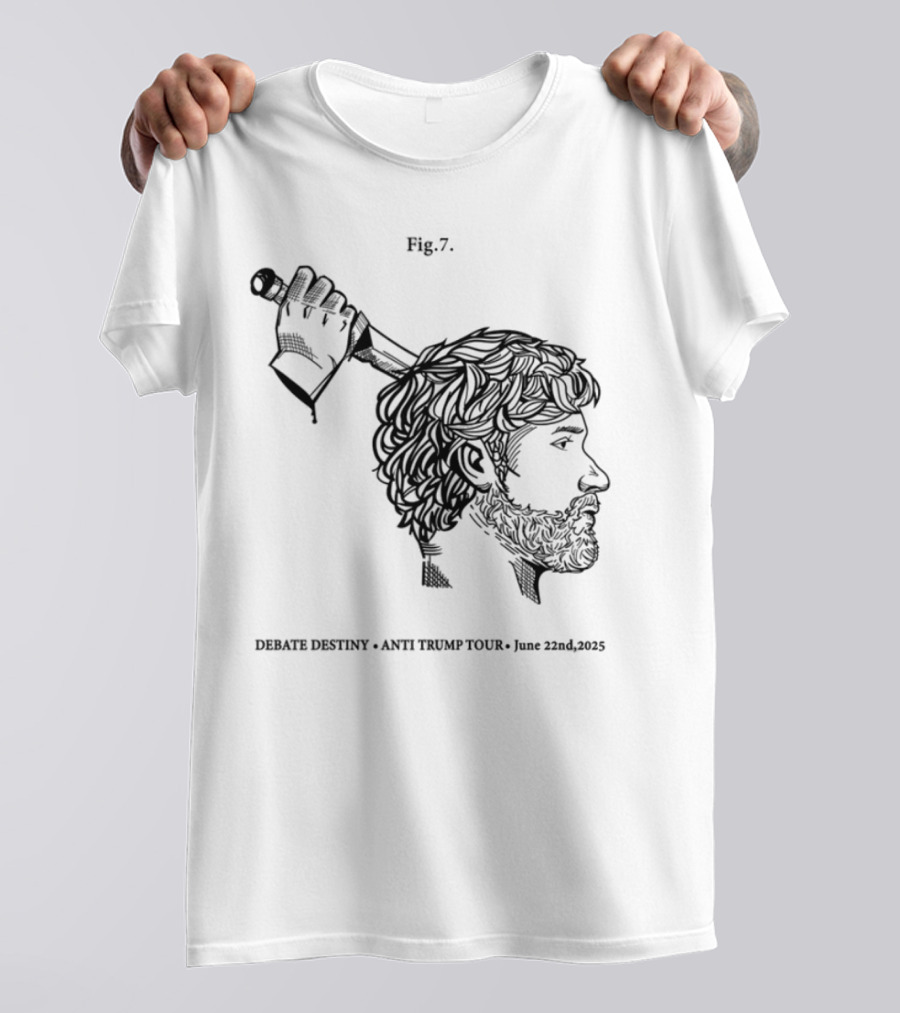 Debate Destiny Badge White Circle Event T-Shirt