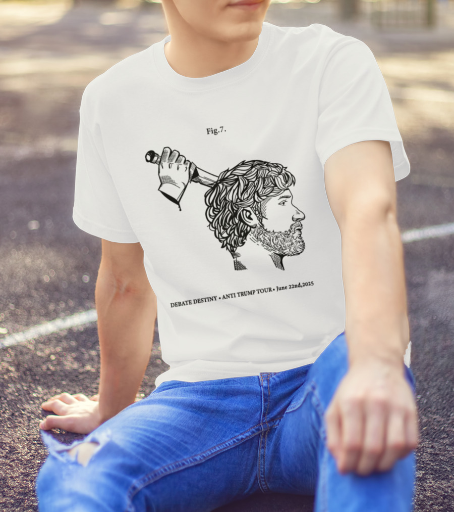 Debate Destiny Badge White Circle Event T-Shirt