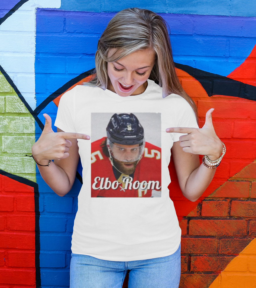 Elbo Room Hockey Player Warrior Number 5 T-Shirt