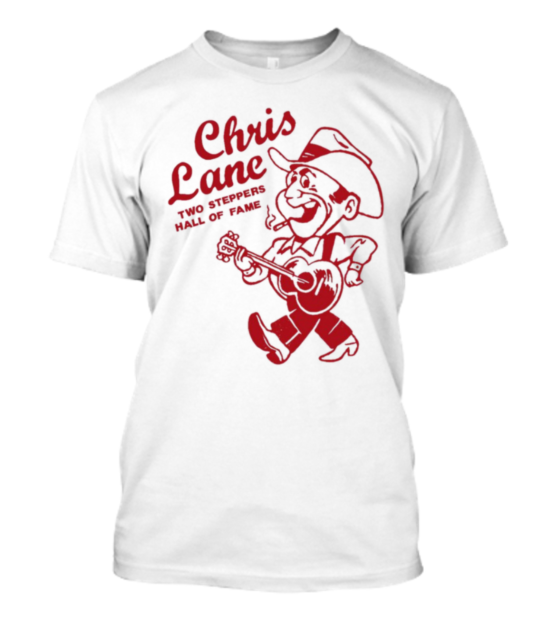 Chris Lane Two Steppers Hall Of Fame Cowboy Player T-Shirt