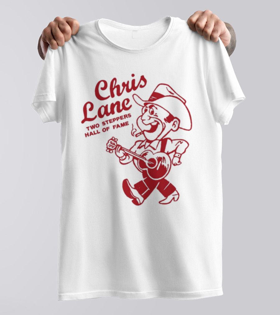 Chris Lane Two Steppers Hall Of Fame Cowboy Player T-Shirt