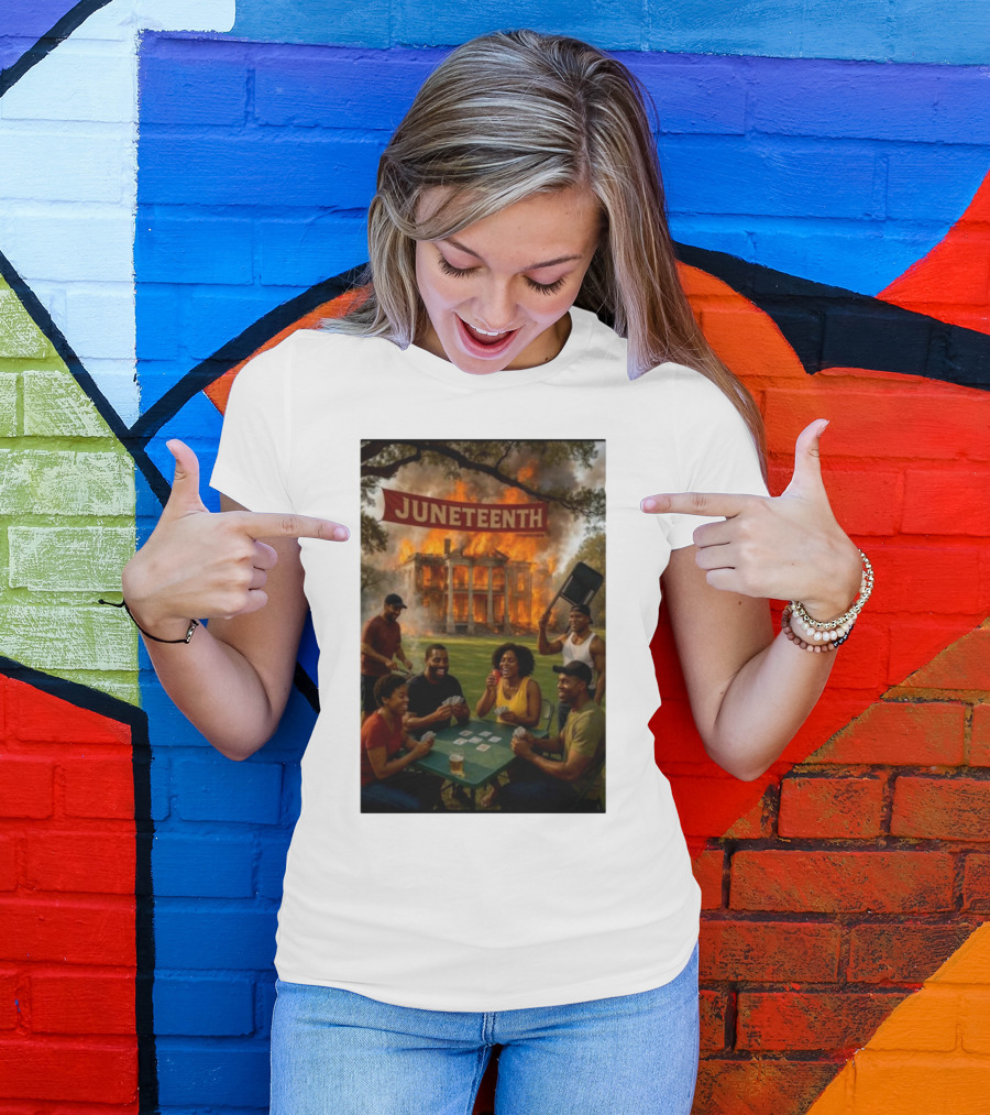 Juneteenth La Plantation Fire Historic Juneteenth Celebration T-Shirt