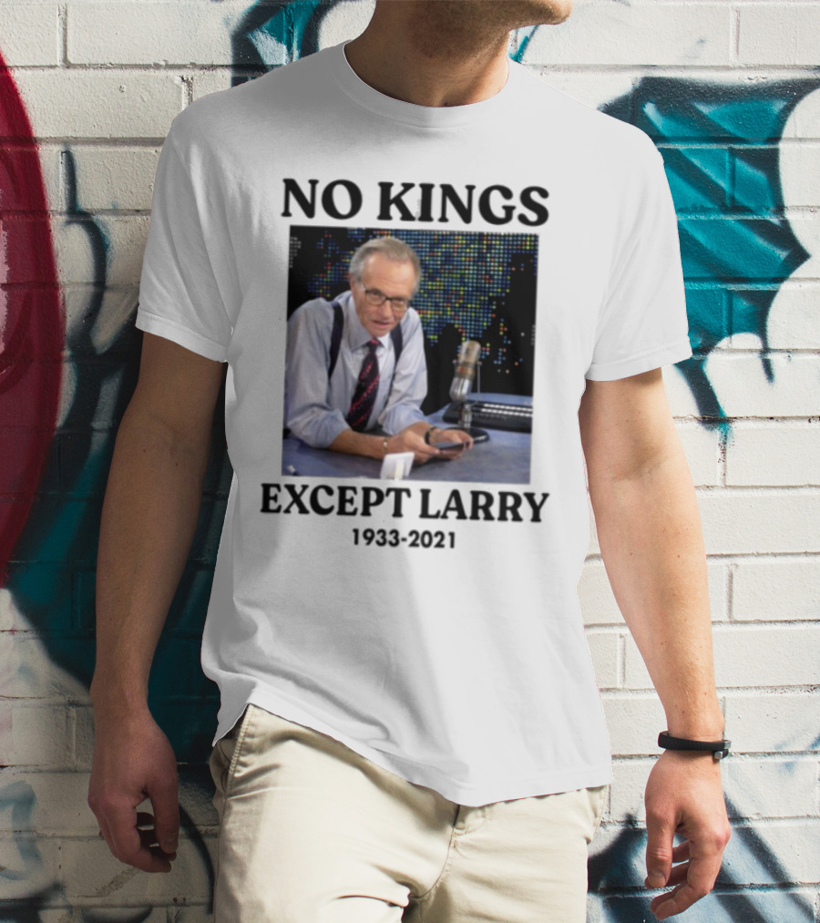 Justinboldaji Fuck Ice No Kings Except Larry 1933 2021 T-Shirt