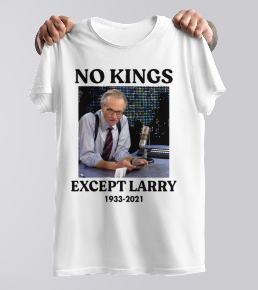 Justinboldaji Fuck Ice No Kings Except Larry 1933 2021 T-Shirt