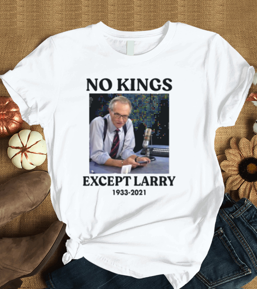 Justinboldaji Fuck Ice No Kings Except Larry 1933 2021 T-Shirt