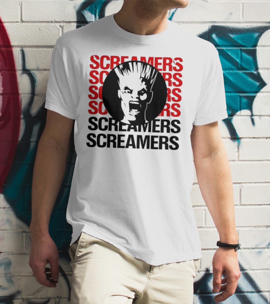 Screamers Demos Album Punk Iconic Silhouette T-Shirt