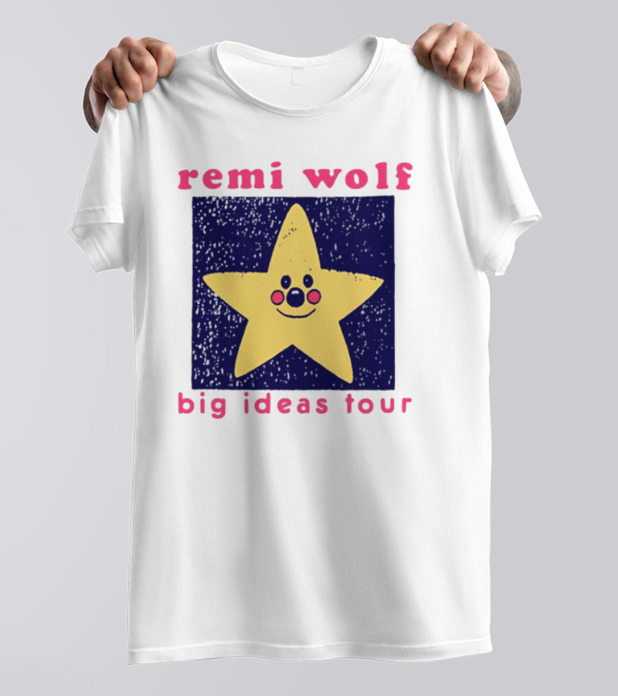 Remi Wolf Big Ideas Tour Smiling Star T-Shirt