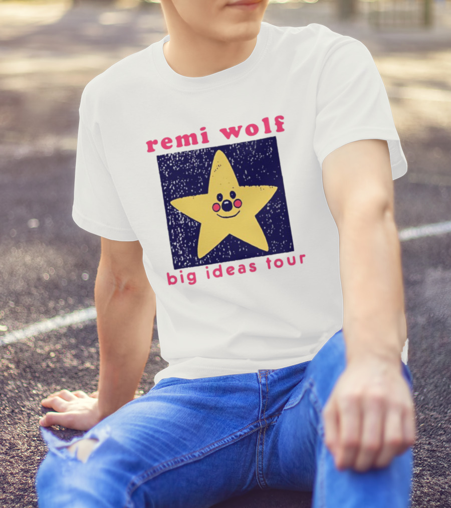 Remi Wolf Big Ideas Tour Smiling Star T-Shirt