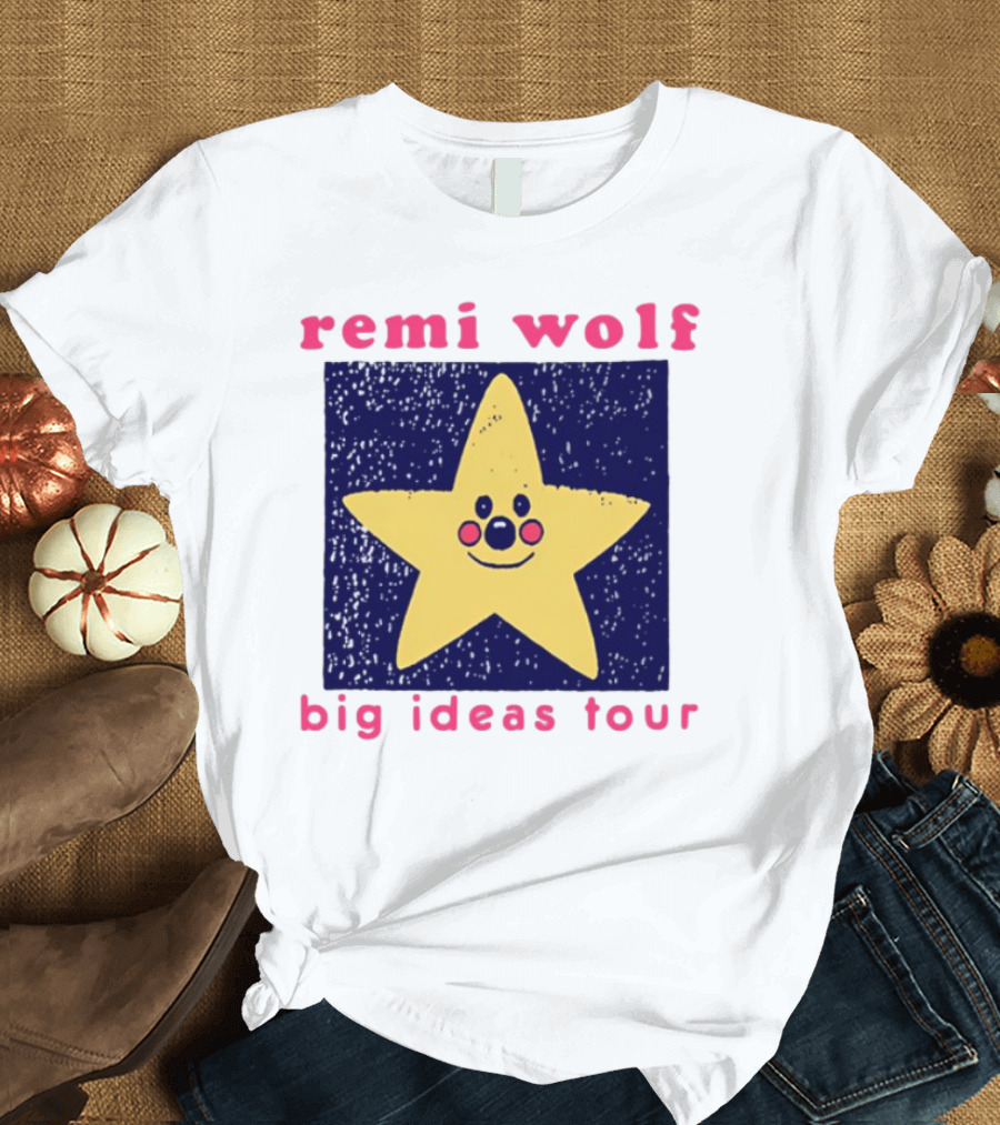 Remi Wolf Big Ideas Tour Smiling Star T-Shirt