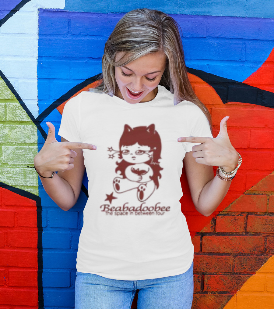 Beabadoobee The Space In Between Tour Cat Ears Character This Is How Tomorrow Moves T-Shirt