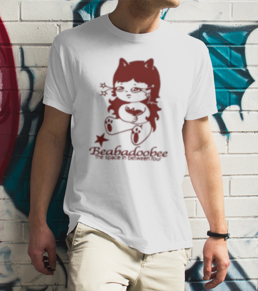 Beabadoobee The Space In Between Tour Cat Ears Character This Is How Tomorrow Moves T-Shirt