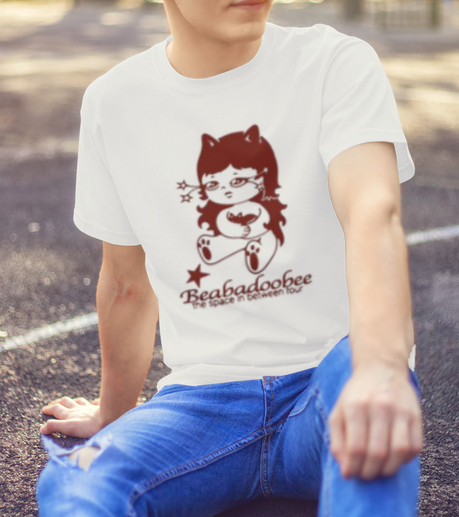Beabadoobee The Space In Between Tour Cat Ears Character This Is How Tomorrow Moves T-Shirt