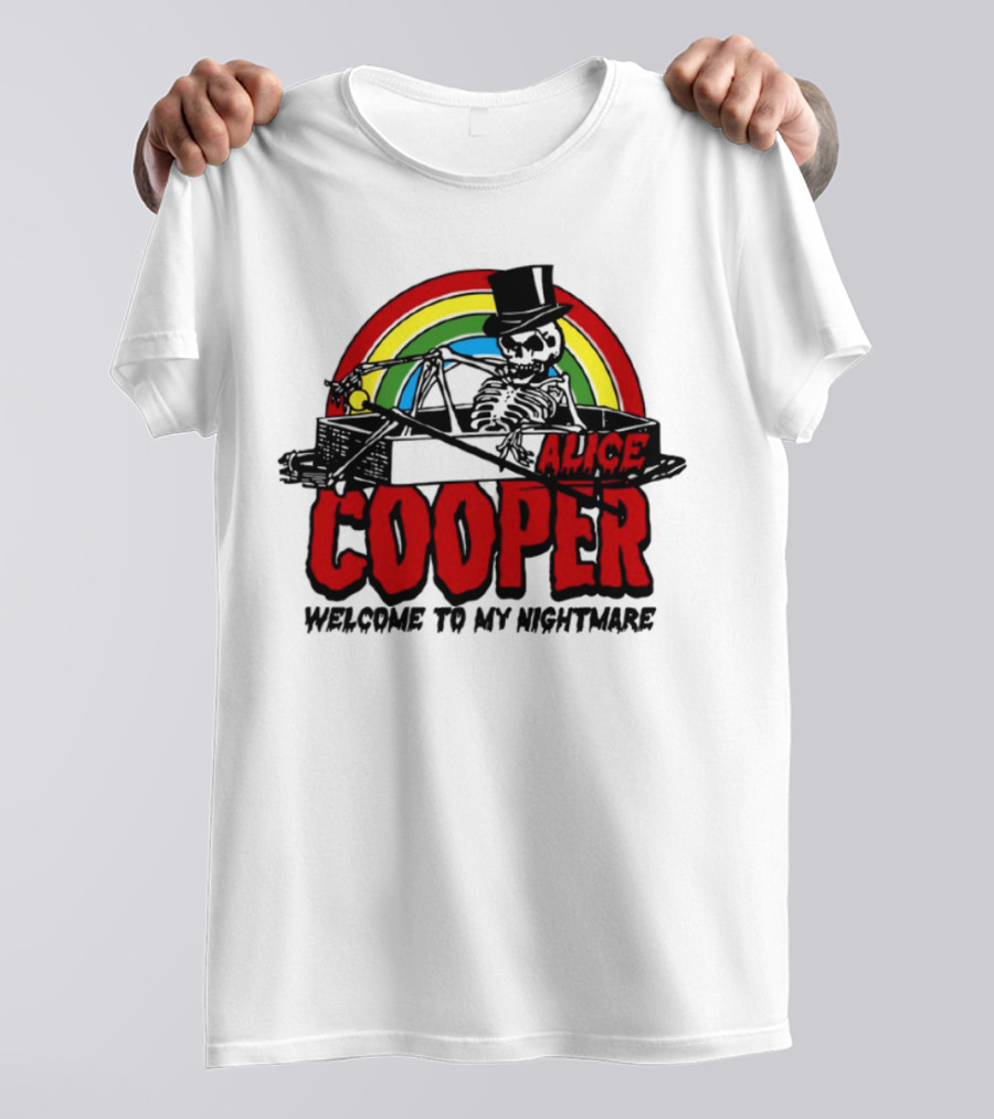Alice Cooper Welcome To My Nightmare Rainbow Edition T-Shirt