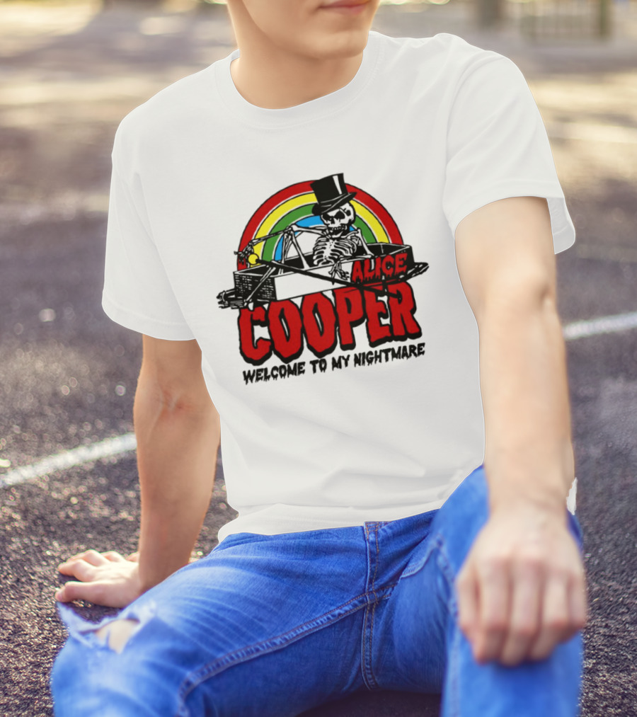 Alice Cooper Welcome To My Nightmare Rainbow Edition T-Shirt