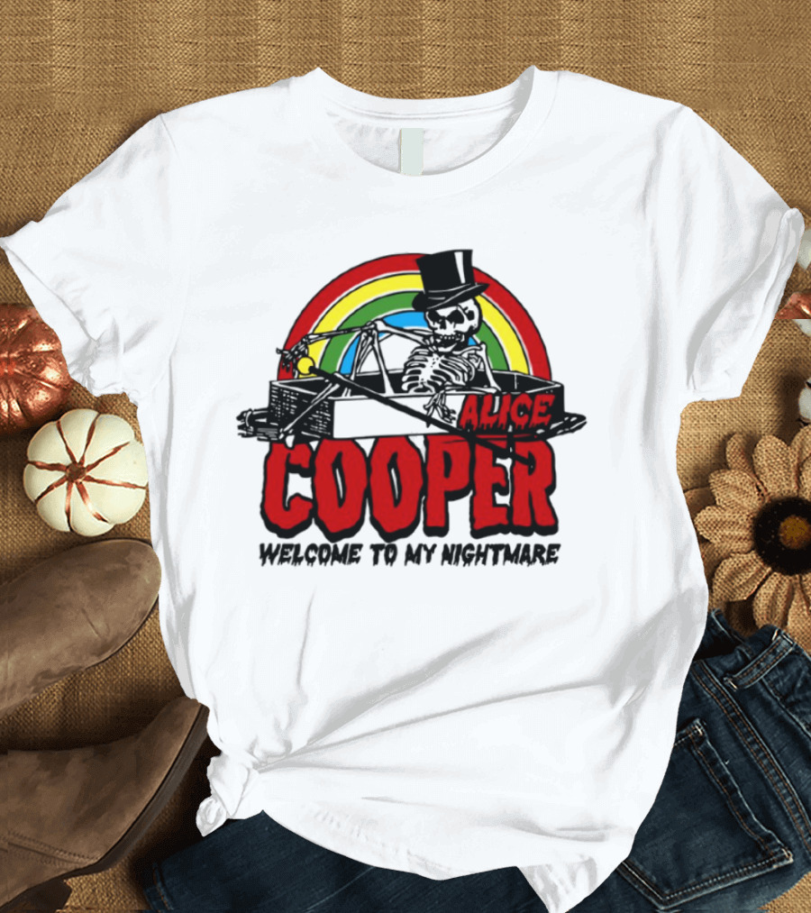 Alice Cooper Welcome To My Nightmare Rainbow Edition T-Shirt