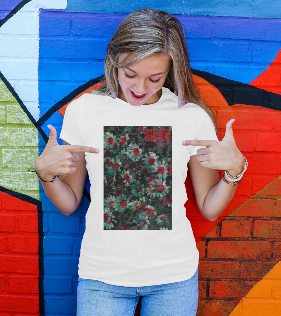 The 1975 Floral Print Graphic Flowers The 1975 T-Shirt