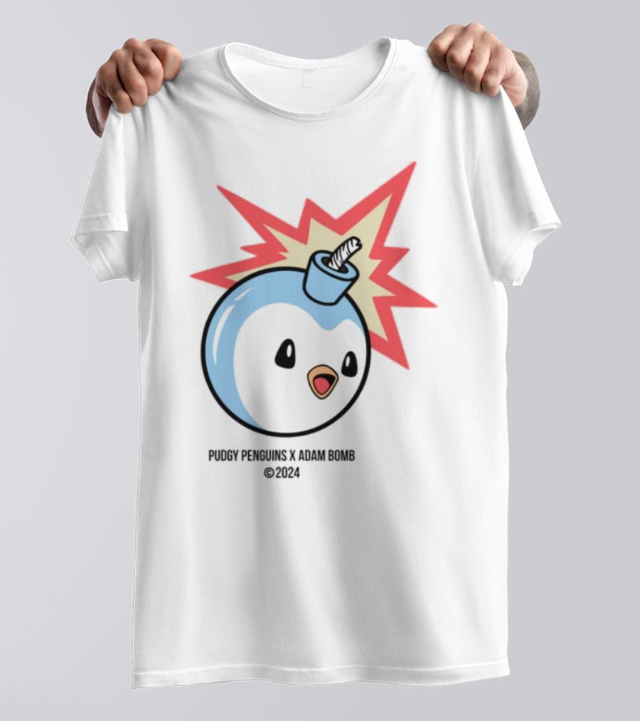 The Hundreds Pudgy Penguins Adam Bomb Collaboration 2023 T-Shirt