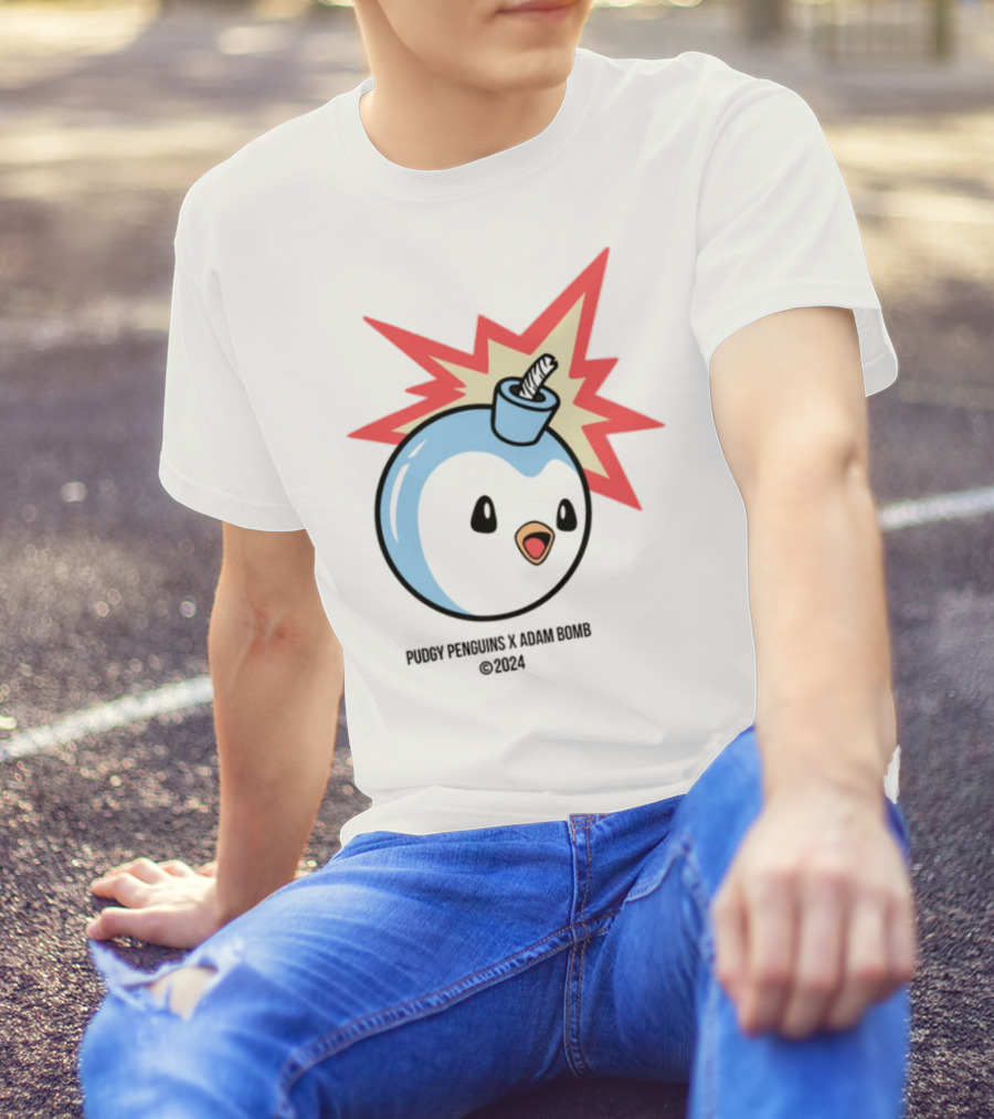 The Hundreds Pudgy Penguins Adam Bomb Collaboration 2023 T-Shirt