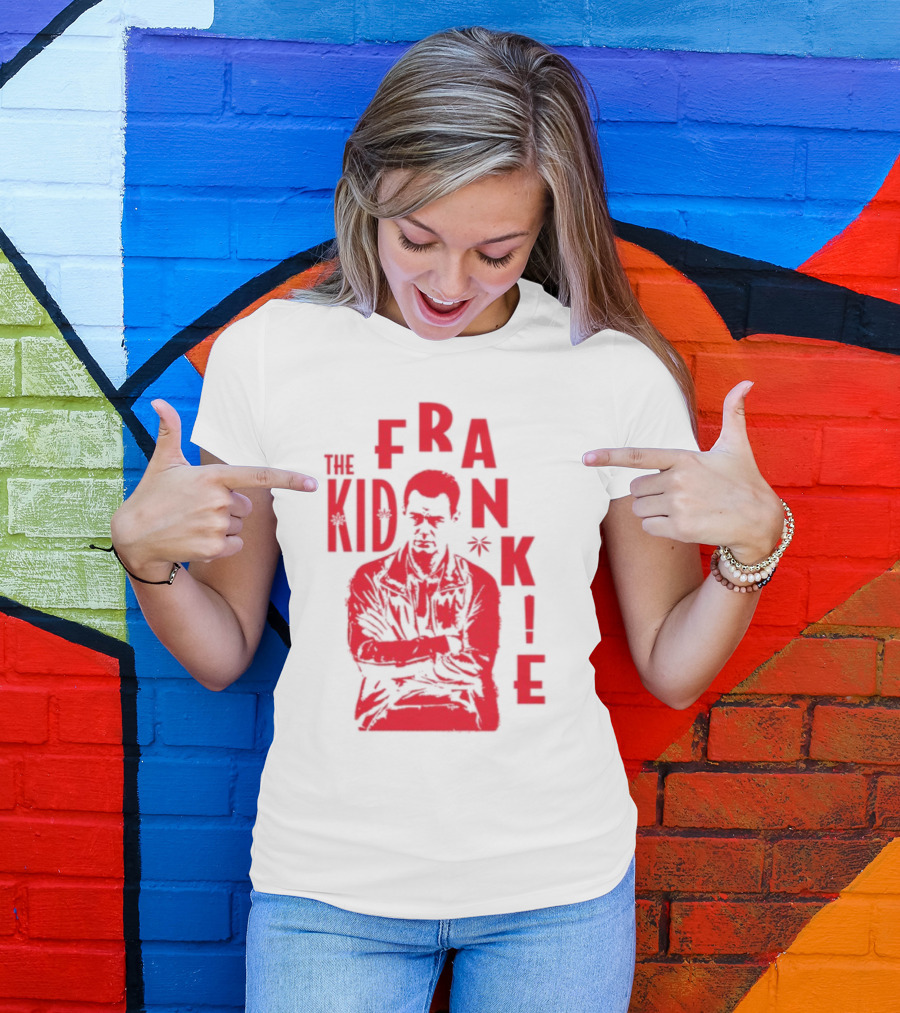 The Kid Frankie Kush Red Bold Text Outline T-Shirt