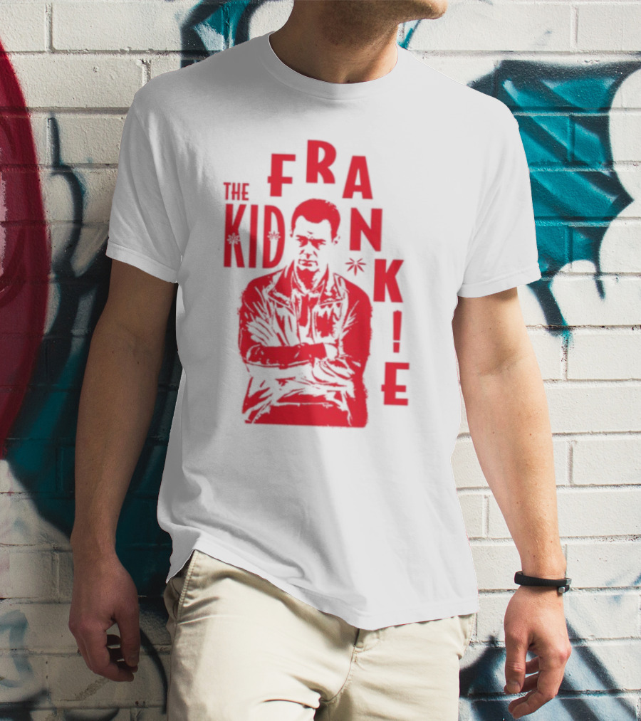 The Kid Frankie Kush Red Bold Text Outline T-Shirt
