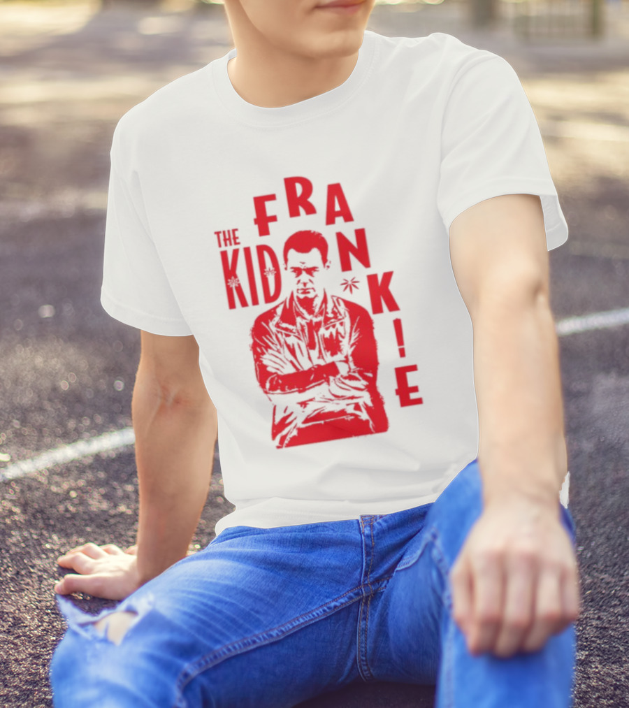 The Kid Frankie Kush Red Bold Text Outline T-Shirt