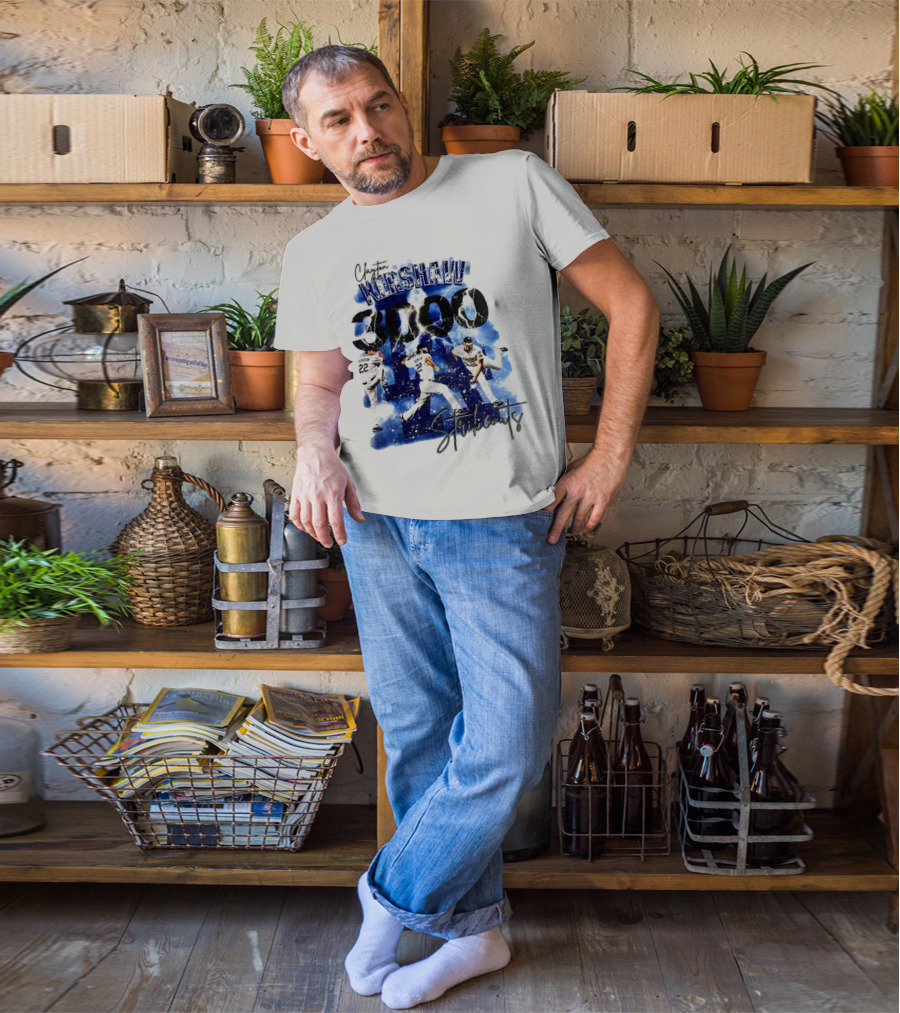 Clayton Kershaw 3000 Strikeouts Los Angeles Dodgers MLB Vintage T-Shirt