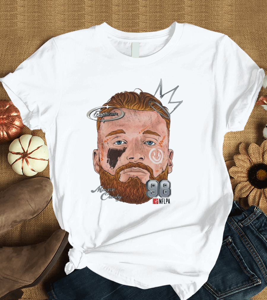 Euphoria Maxx Crosby 98 NFL Fat Head Illustration T-Shirt
