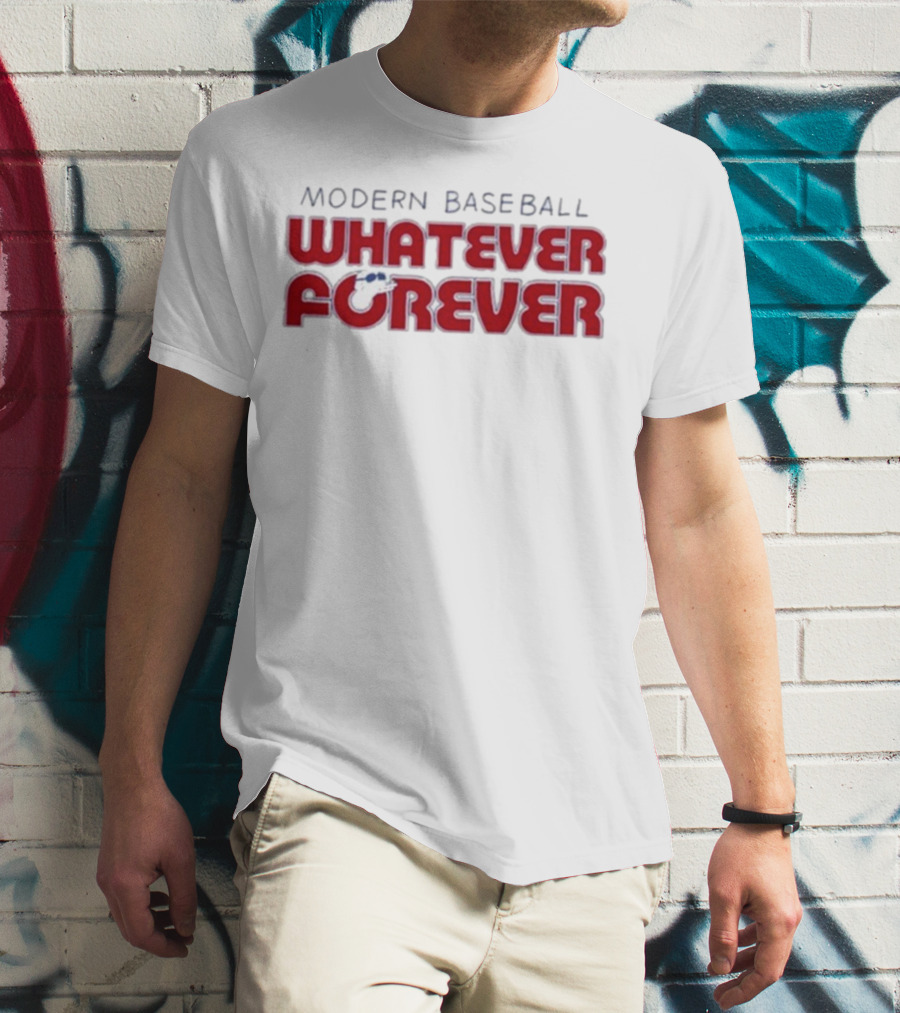 Modern Baseball Whatever Forever Thumbs Up Gesture T-Shirt