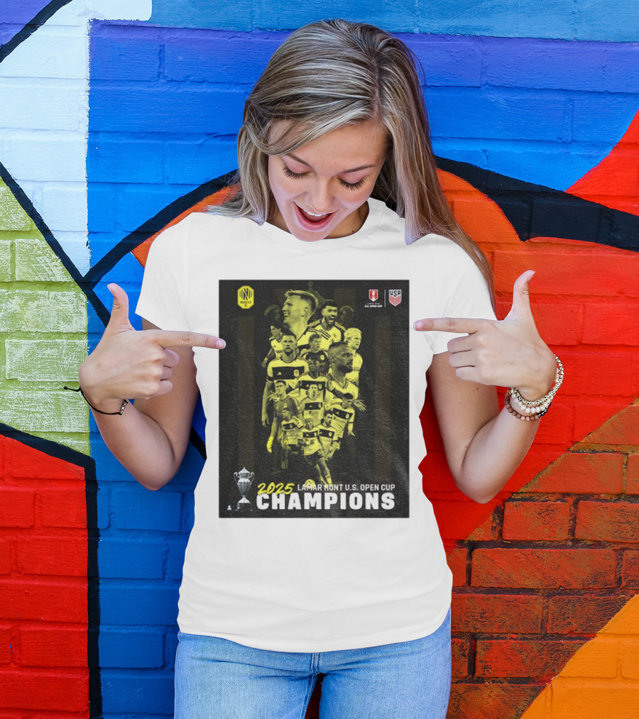 Nashville SC 2025 Lamar Hunt U.S. Open Cup Champions T-Shirt