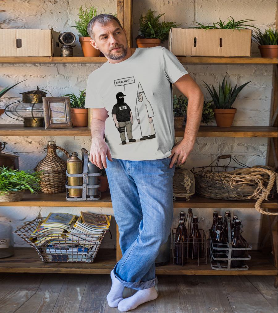 Subtle Fuck Trump Fuck ICE Nice Hat T-Shirt