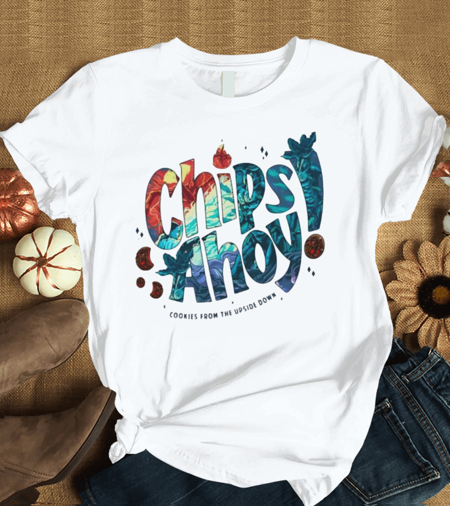 Chips Ahoy Cookies From The Upside Down Stranger Things Inspired T-Shirt