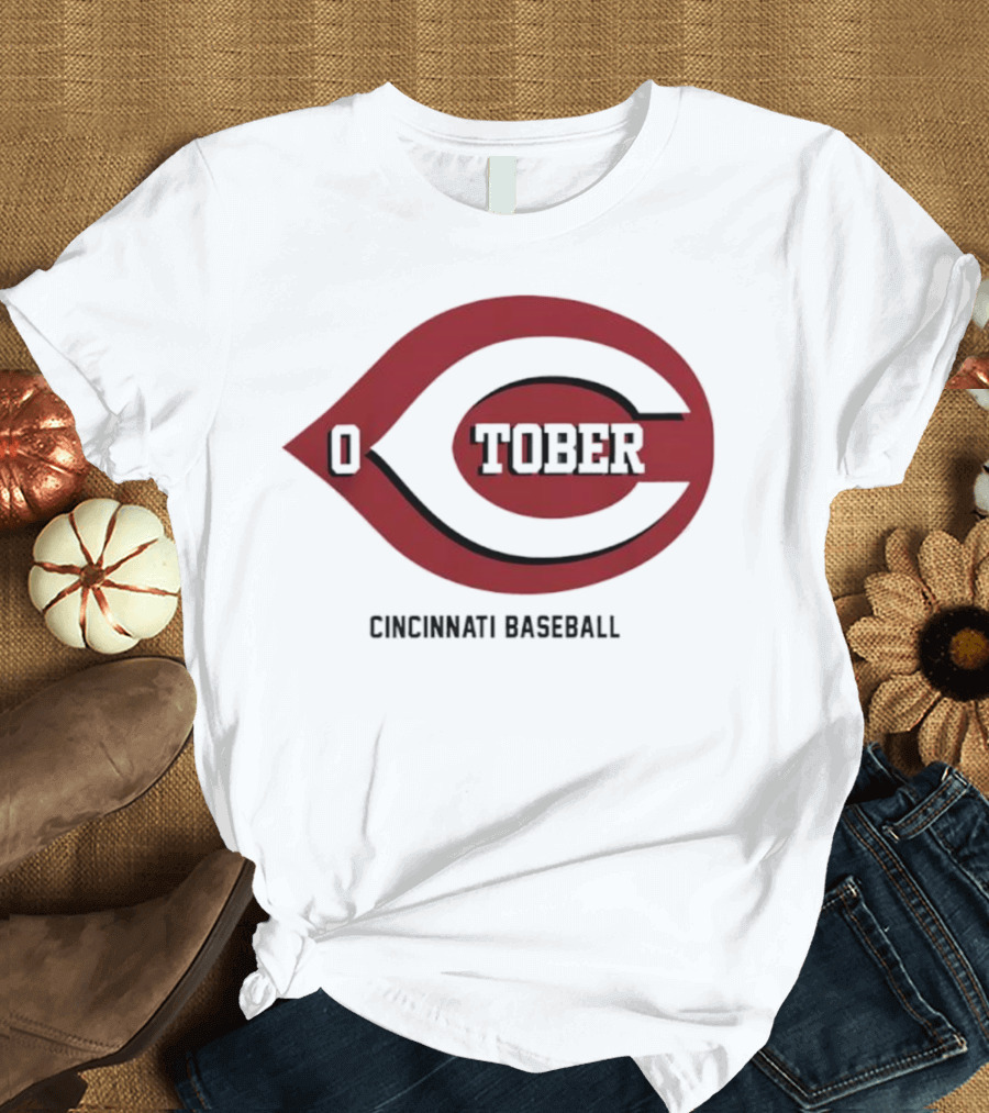 Cincinnati Reds Redtober October Baseball T-Shirt