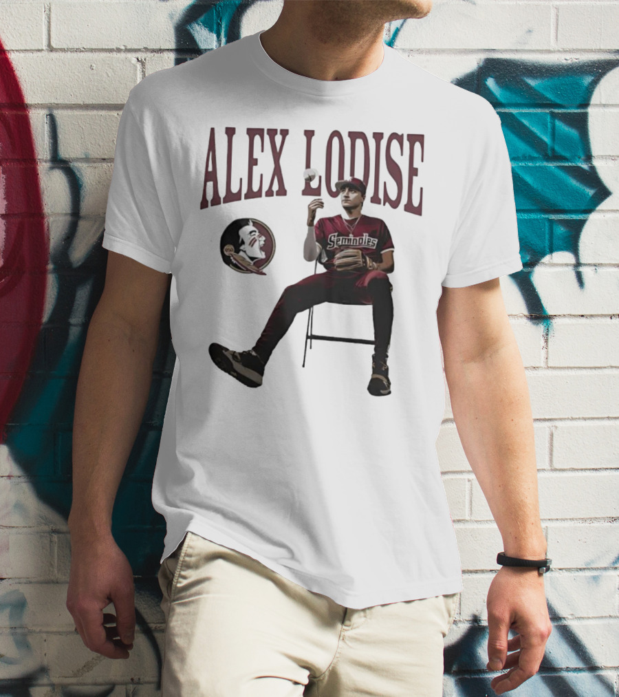 Florida State Seminoles Alex Lodise FSU Baseball Seminoles Icon T-Shirt