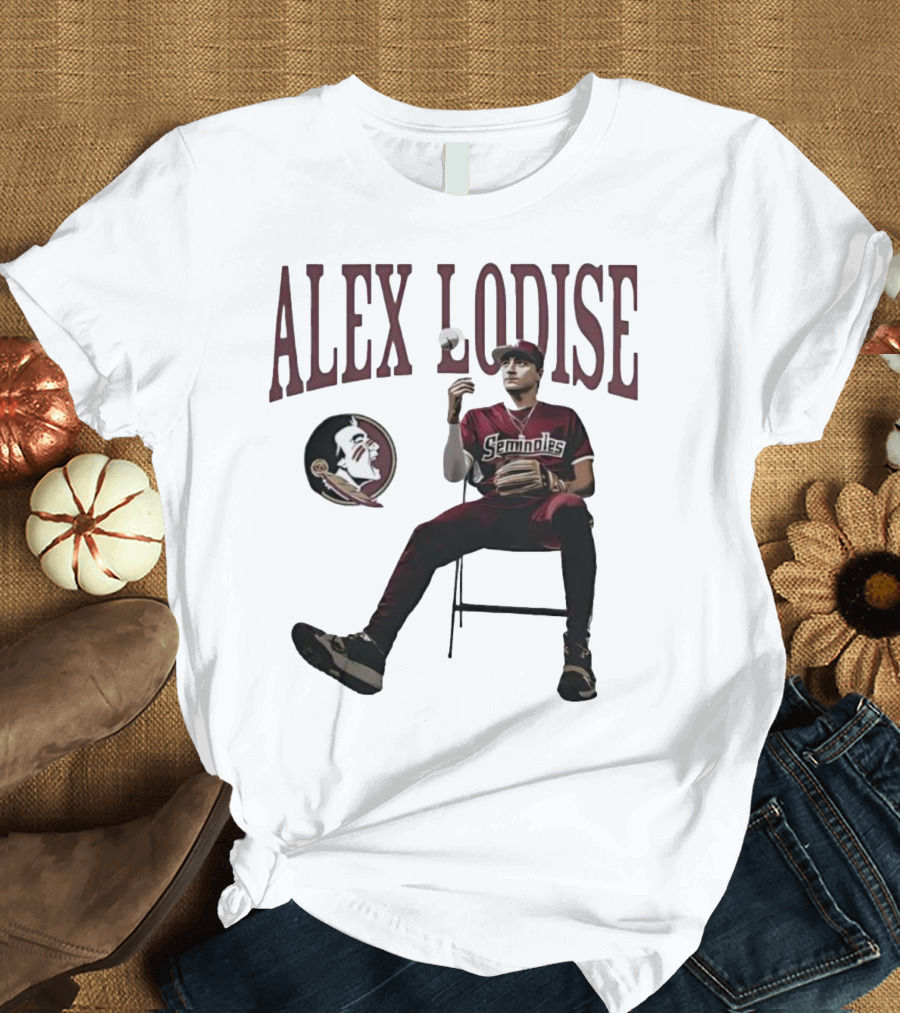 Florida State Seminoles Alex Lodise FSU Baseball Seminoles Icon T-Shirt