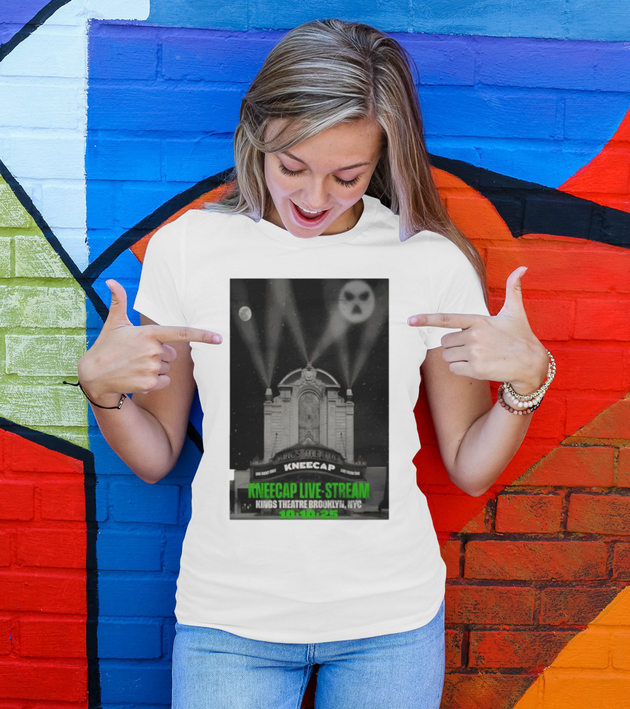 Kings Theatre Kneecap Live Stream Brooklyn NYC 10.10.25 T-Shirt