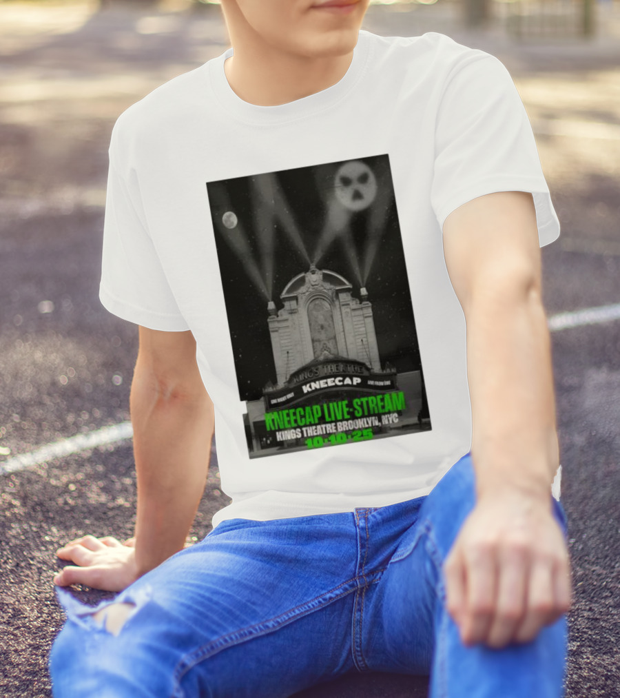 Kings Theatre Kneecap Live Stream Brooklyn NYC 10.10.25 T-Shirt