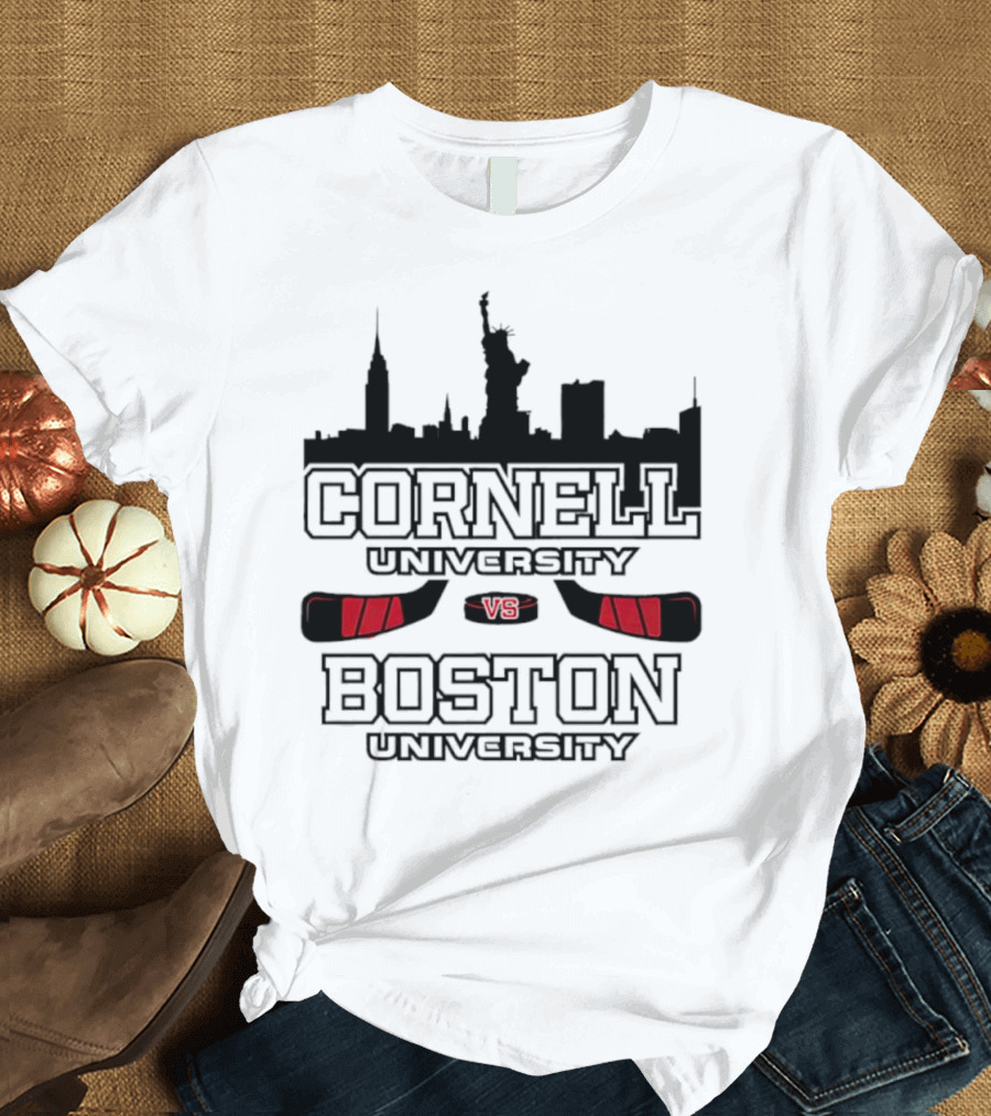 Red Hot Hockey Cornell University Boston University V8 T-Shirt