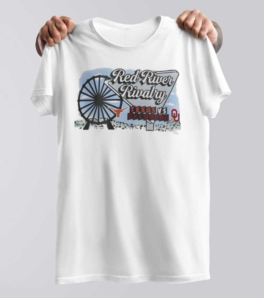Red River Rivalry Texas Vs Oklahoma T-Shirt