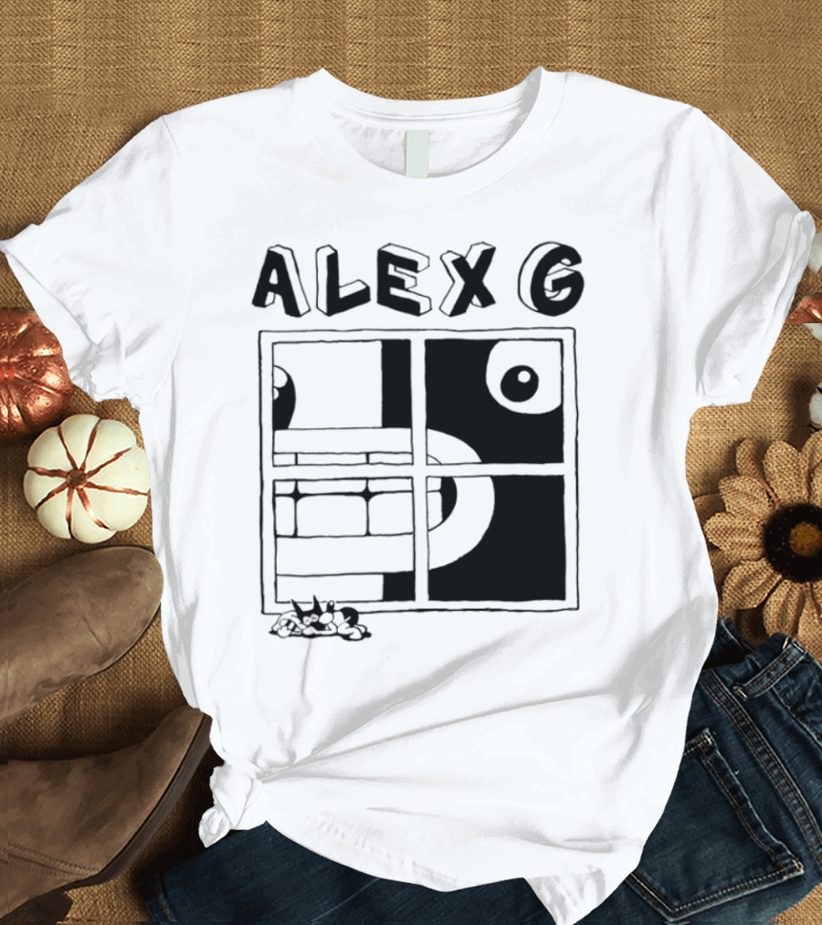 Alex G Concert Tour Music Window Design T-Shirt
