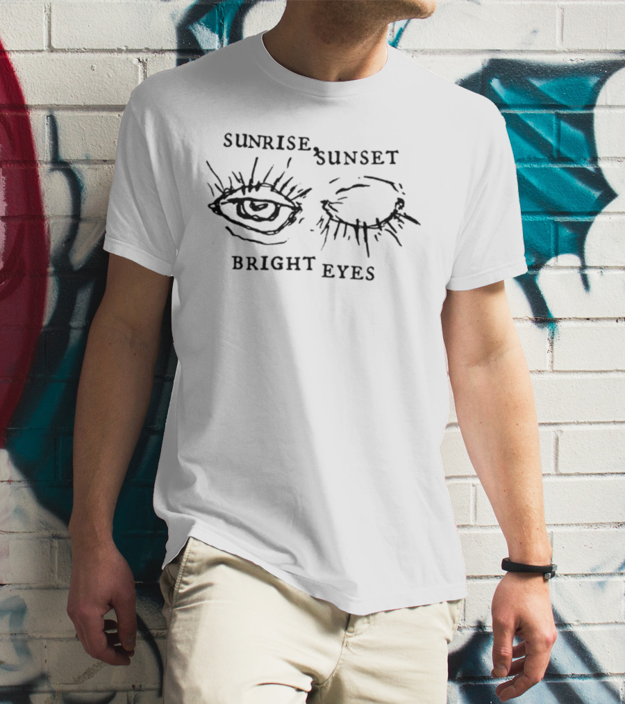 Bright Eyes Sunrise Sunset Youth Lagoon Collaboration T-Shirt