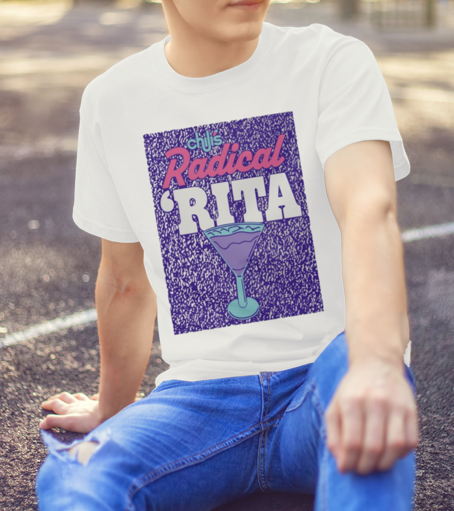 Chili's Radical Rita Retro Cocktail Margarita Vibes T-Shirt