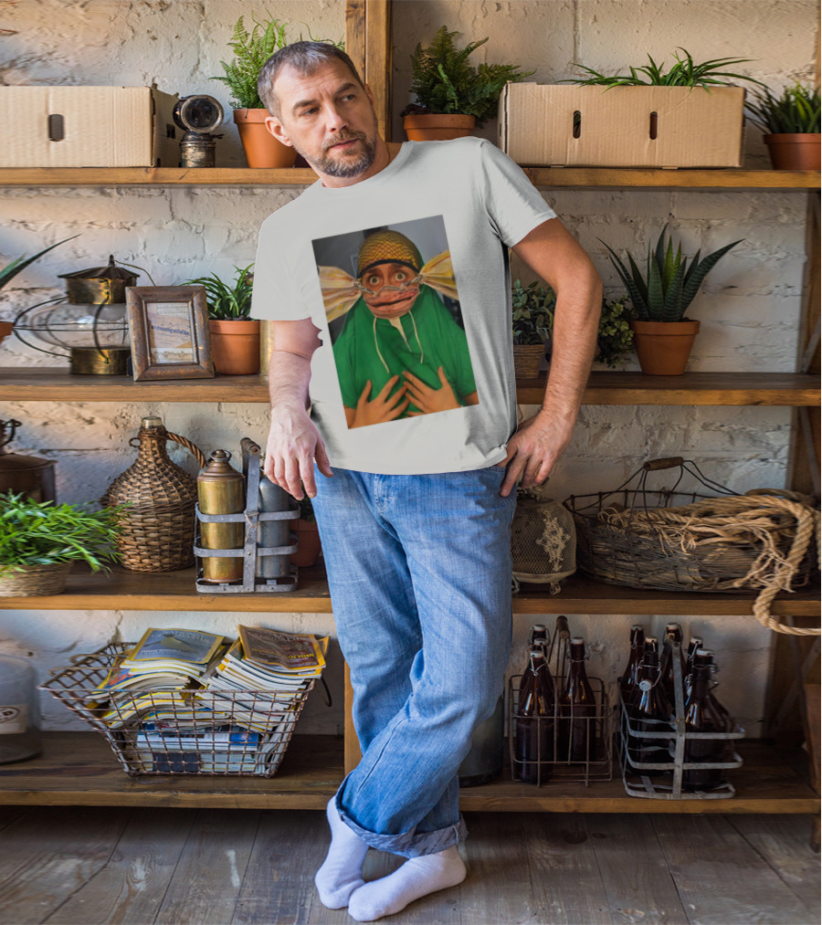 Homesweethome Catfish Mask Costume Creative Look T-Shirt